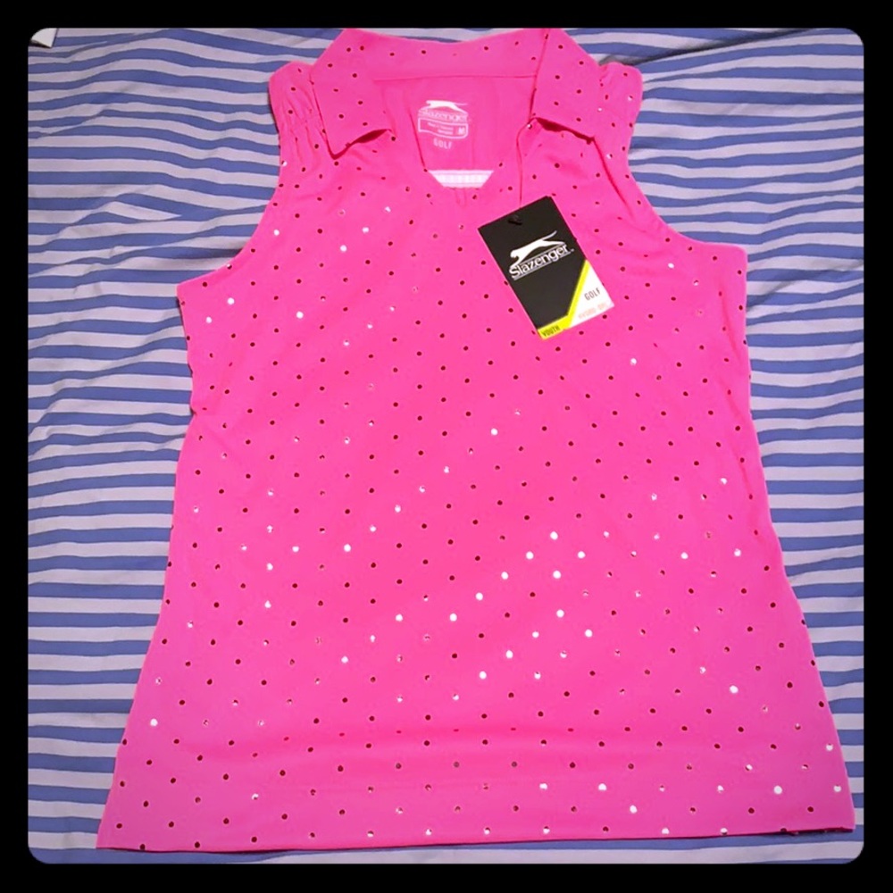 Slazenger girls Golf polo top size M